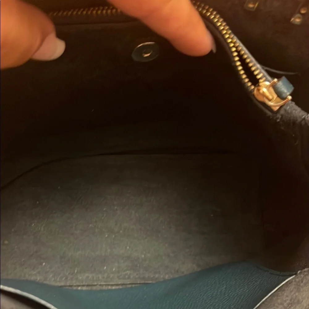 Kate Spade Blue Satchel with Gold Hardware - Picture 6 of 7